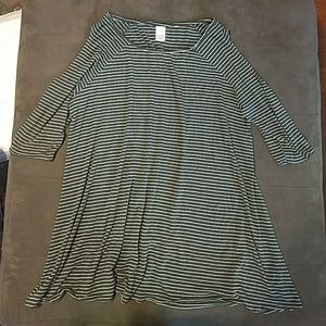 Terra & Sky Cold Shoulder Blouse/Dress